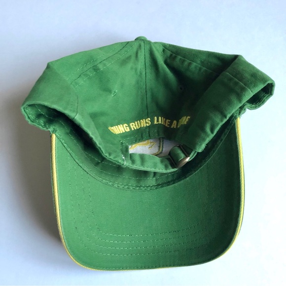 NEW JOHN DEERE Hat Cap NOTHING RUNS LIKE A DEERE GREEN UNISEX Men’s NWOT - Picture 6 of 16